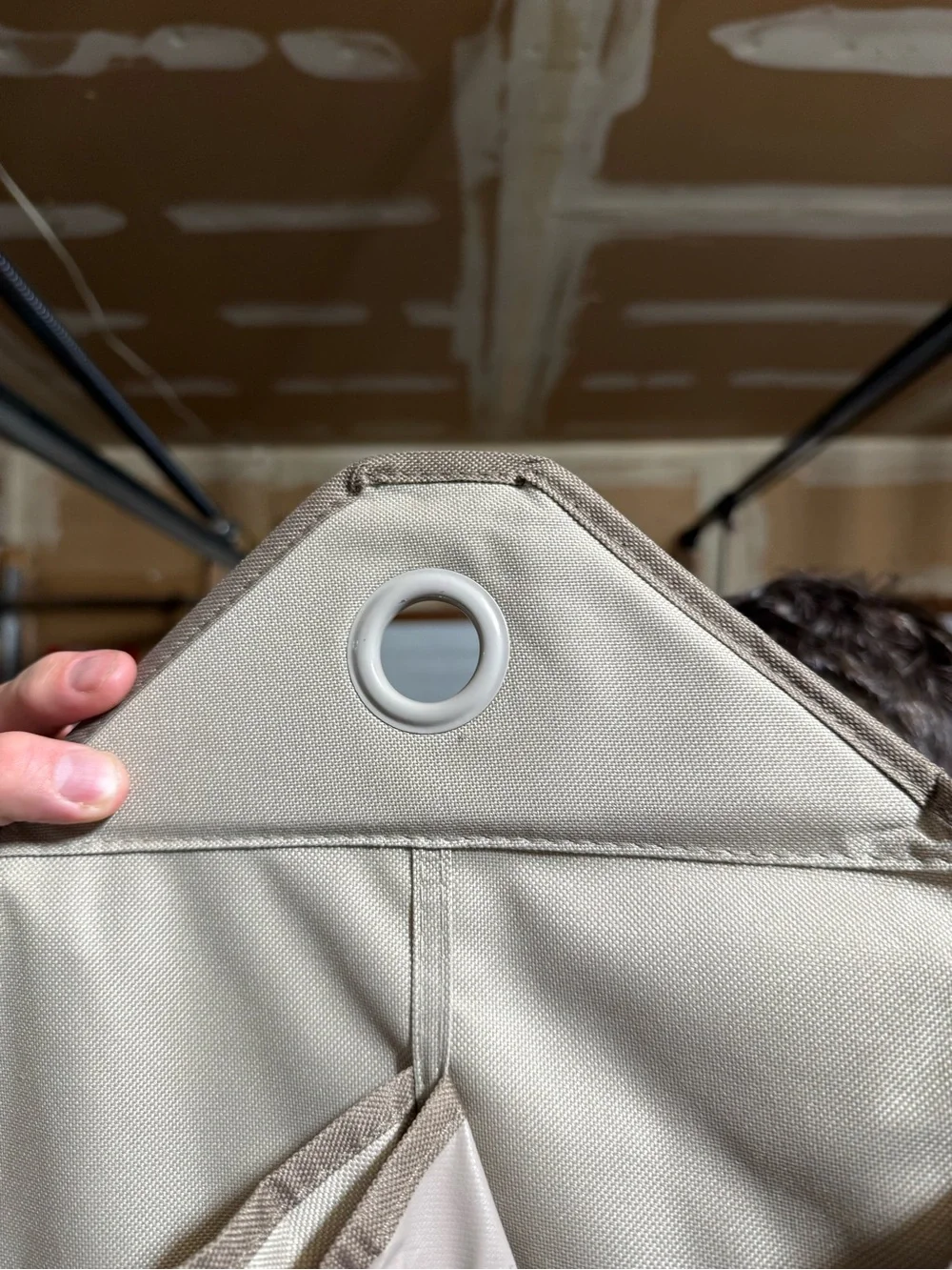 Beige Over-the-Door 24-Pocket Organizer - Brand Unknown